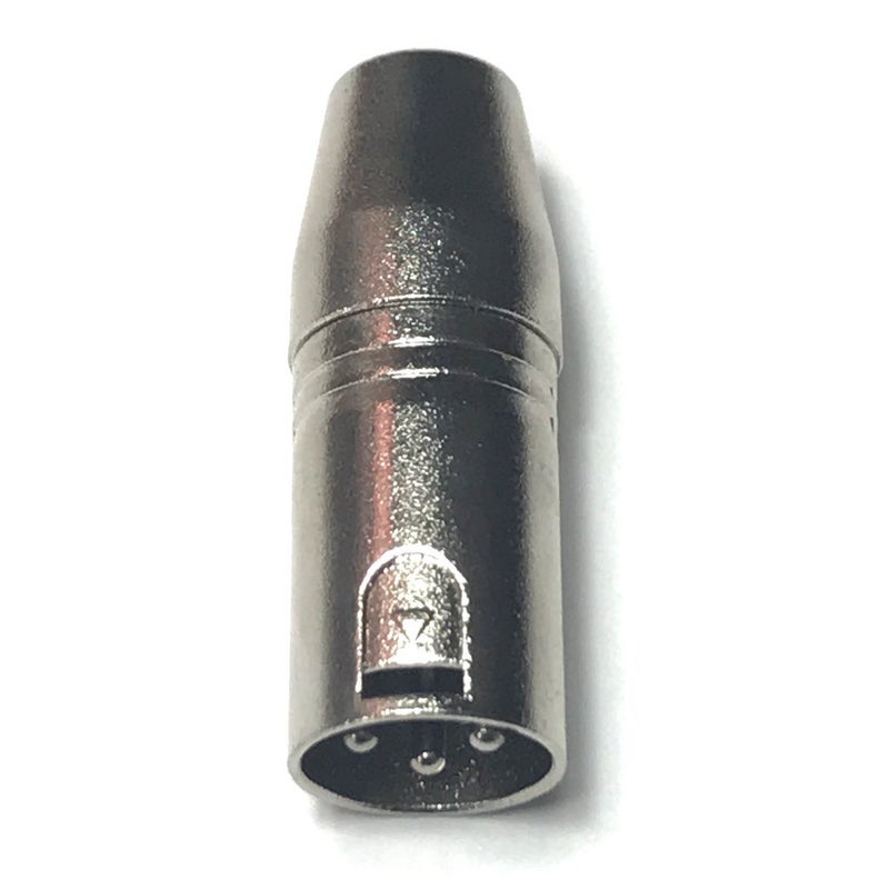 CESS Stereo 3.5mm TRS Female to 3-pin XLR Male Adapter, Silver Matte Finish (1 Pack) - Image 2